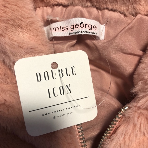 NWT Double Icon I Miss George Teddy Jacket - Picture 4 of 6